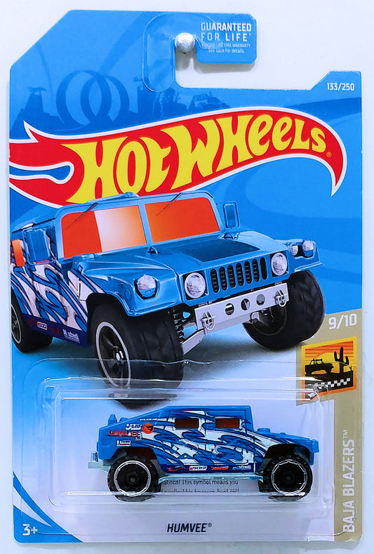 Hot Wheels 2019 - Collector # 133/250 - Baja Blazers 9/10 - Treasure Hunts - Humvee