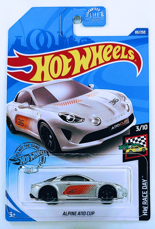 Hot Wheels 2020 - Collector # 080/250 - HW Race Day 3/10 - Alpine A110 Cup - Silver