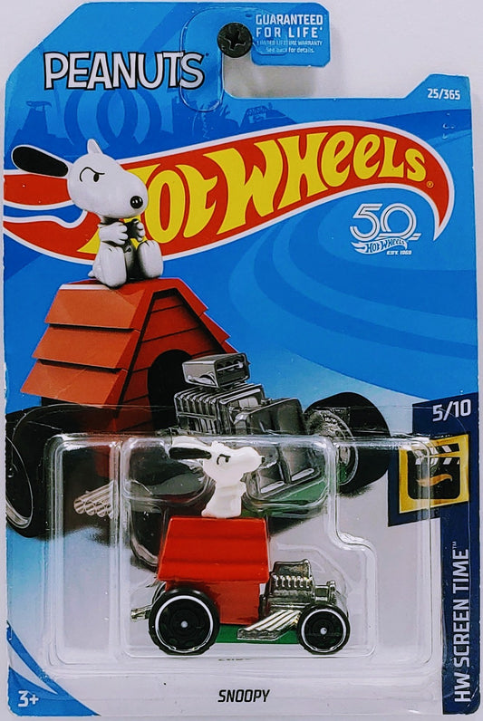 Hot Wheels 2018 - Collector # 025/365 - HW Screen Time 5/10 - Snoopy - Red - USA