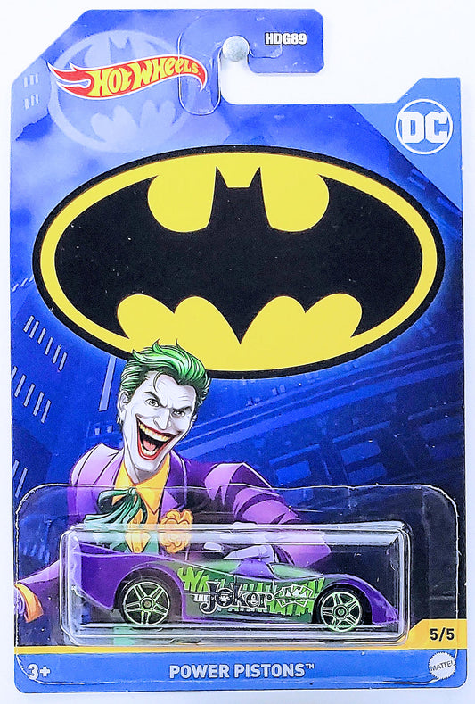 Hot Wheels 2022 - Batman Series 5/5 - Power Pistons - Purple / Joker - Target Exclusive