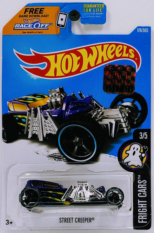 Hot Wheels 2017 - Collector # 178/365 - Fright Cars 3/5 - Street Creeper - Purple - FSC