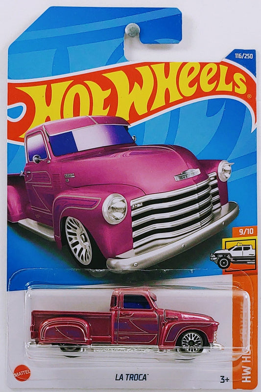 Hot Wheels 2022 - Collector # 116/250 - HW Hot Trucks 9/10 - La Troca - Magenta - IC