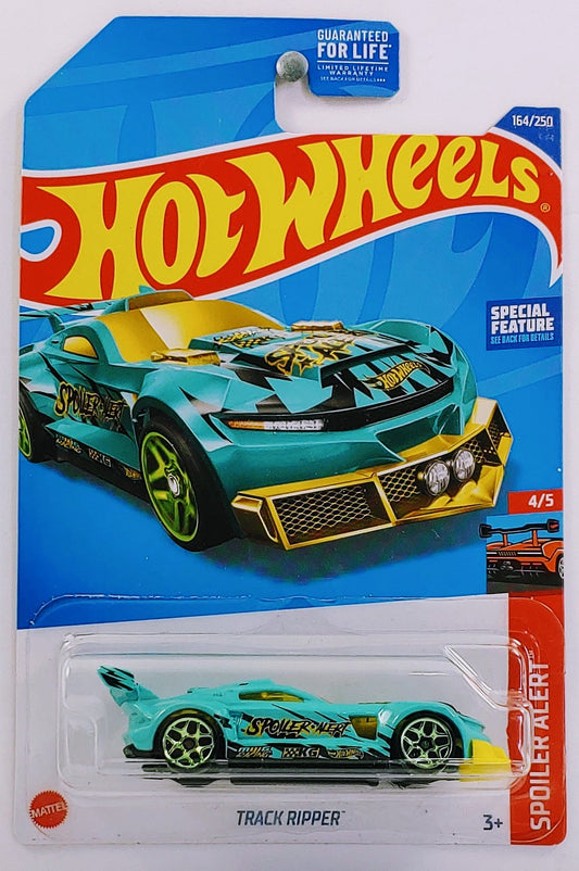 Hot Wheels 2022 - Collector # 164/250 - Spoiler Alert 4/5 - Track Ripper - Aqua - USA