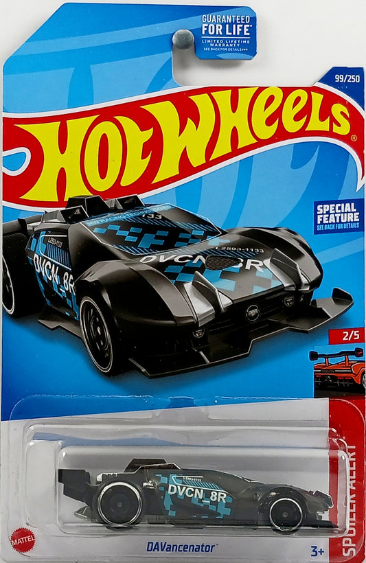 Hot Wheels 2022 - Collector # 099/250 - Spoiler Alert 2/5 - DAVancenator - Black / DVCN 8R - USA