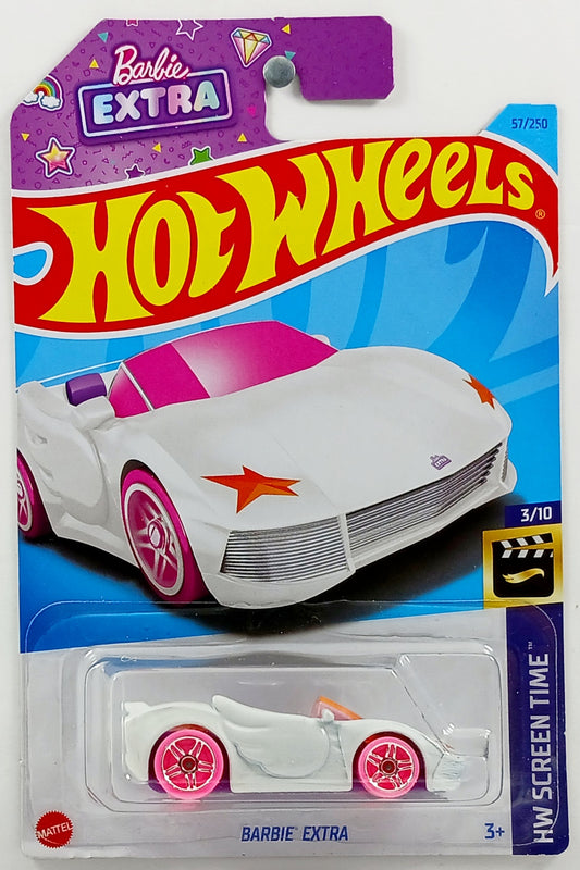 Hot Wheels 2023 - Collector # 057/250 - HW Screen Time 3/10 - Barbie Extra - White - IC