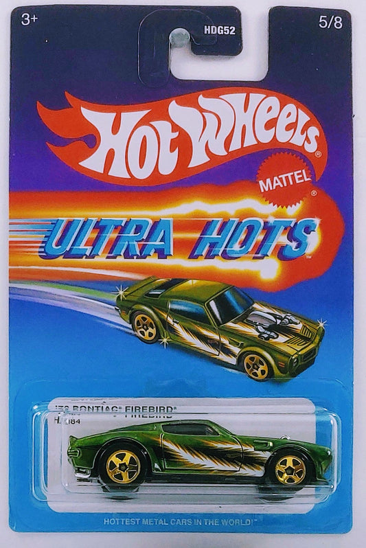 Hot Wheels 2023 - Ultra Hots 5/8 - '70 Pontiac Firebird - Spectraflame Green - UH Wheels - Target Exclusive