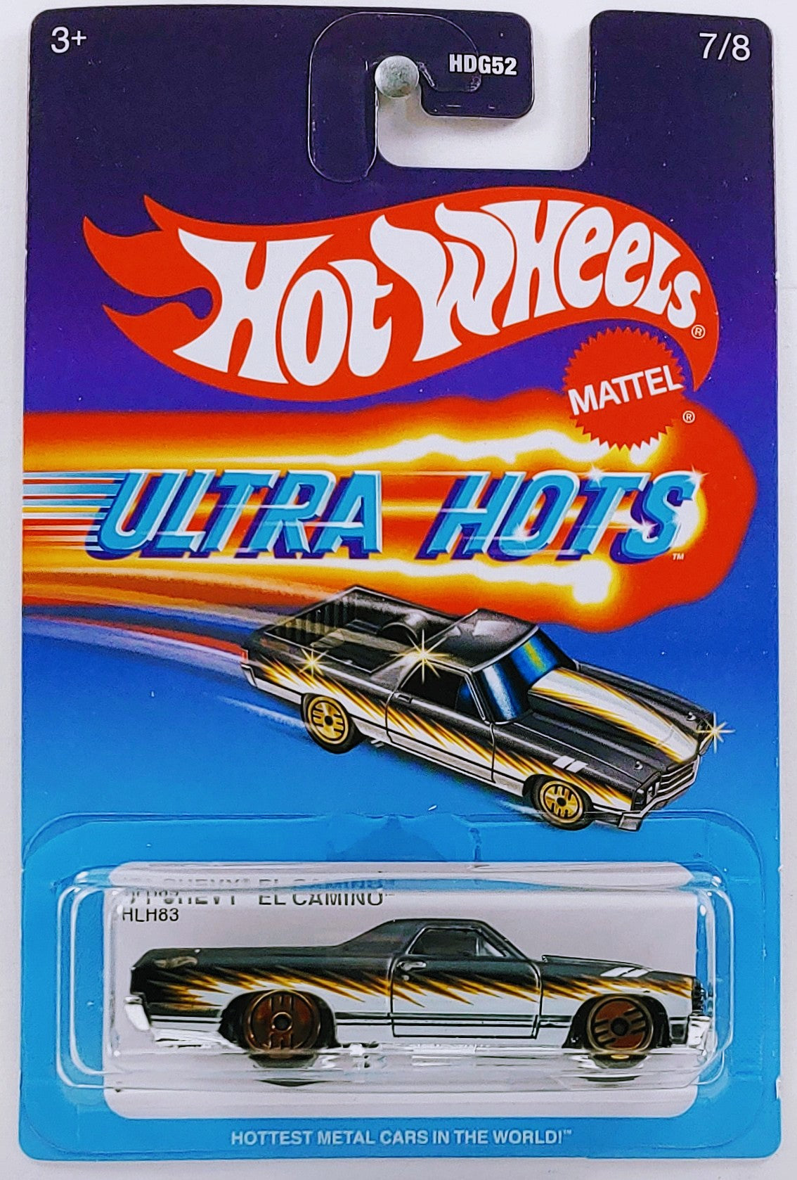 Hot Wheels 2023 - Ultra Hots 7/8 - '71 El Camino - Spectraflame Dark Steel Blue - Ultra Hot Wheels - Target Exclusive