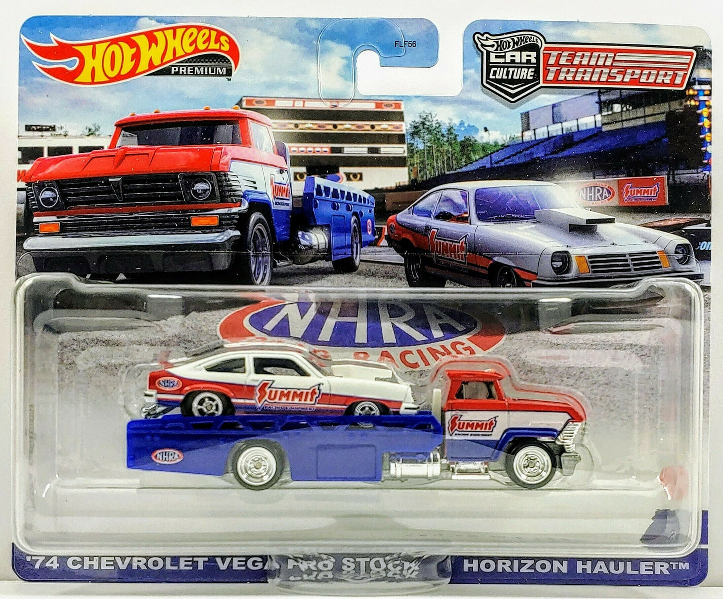 Hot Wheels 2021 - Team Transport # 34 - '74 Chevrolet Vega Pro Stock & Horizon Hauler