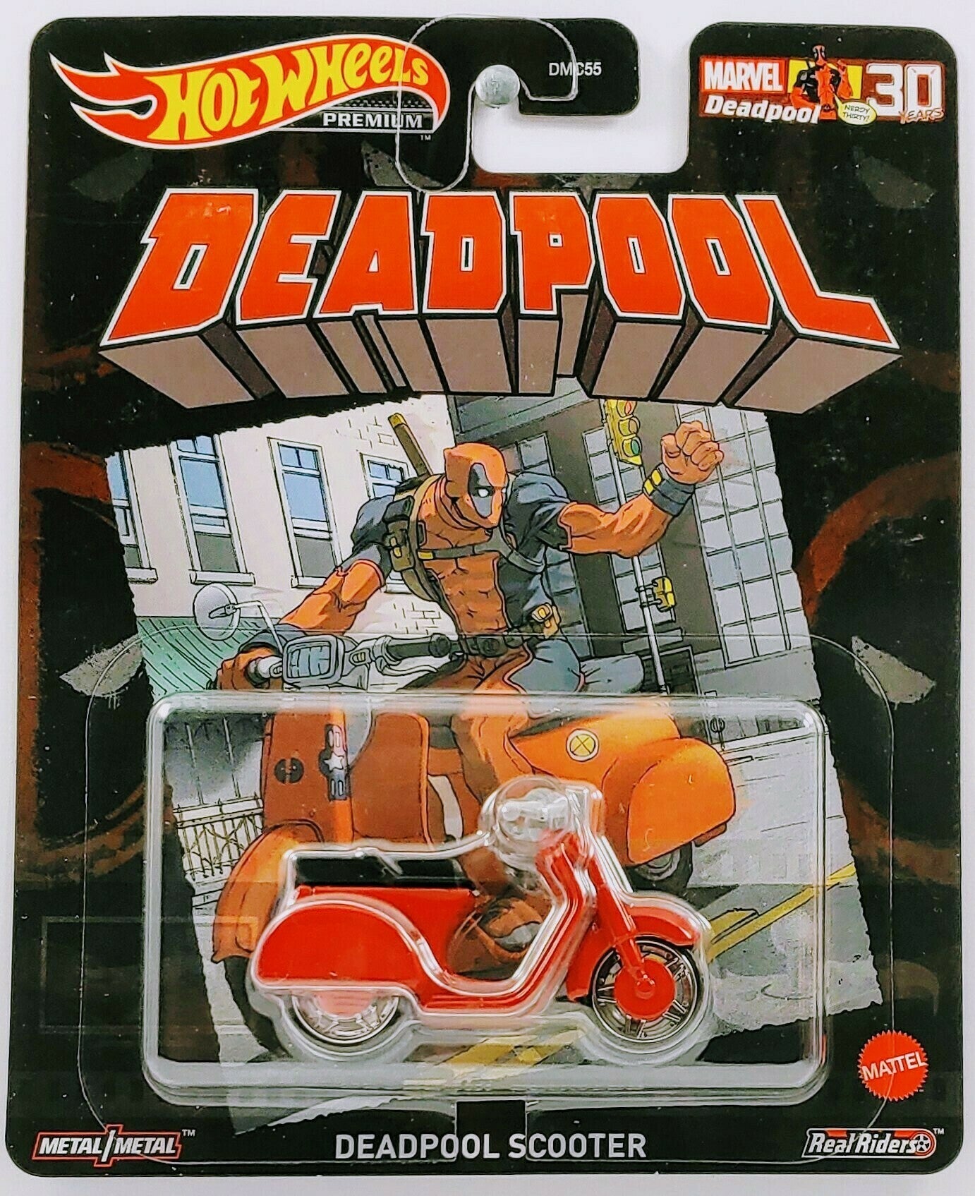 Hot Wheels 2021 - Entertainment / Marvel - Deadpool Scooter