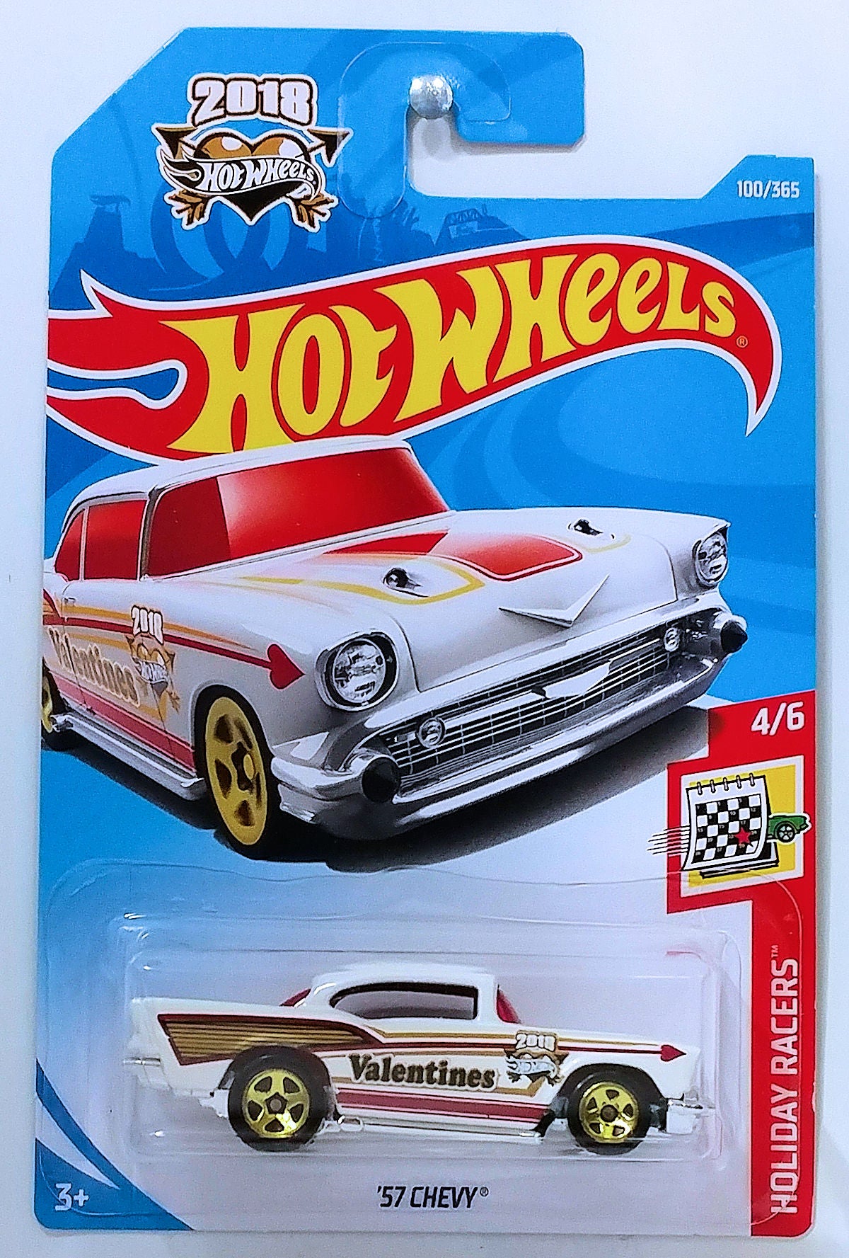 Hot Wheels 2018 - Collector # 100/365 - Holiday Racers 4/6 - '57 Chevy ...