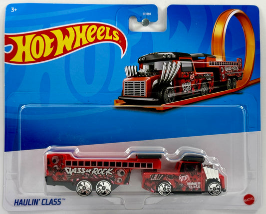 Hot Wheels 2023 - Haulers - Haulin' Class - Red / Class of Rock