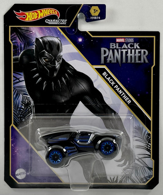 Hot Wheels 2023 - Character Cars / Marvel Studios / Black Panther - Black & Blue