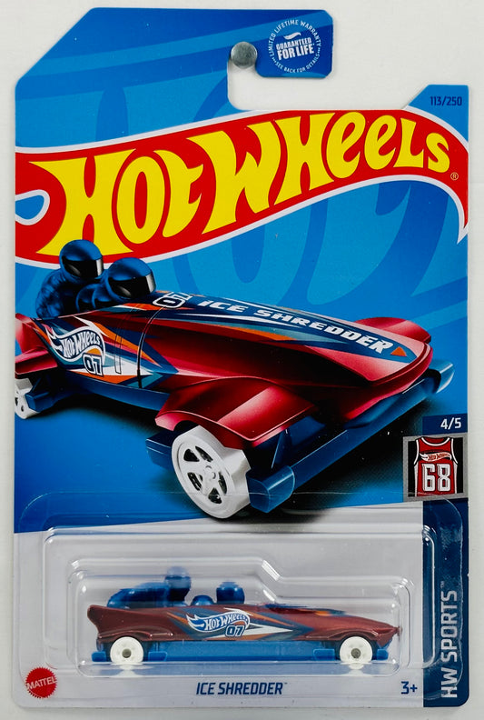 Hot Wheels 2023 - Collector # 113/250 - HW Sports 04/05 - Ice Shredder - Red -  'Hot Wheels' / '07' - USA