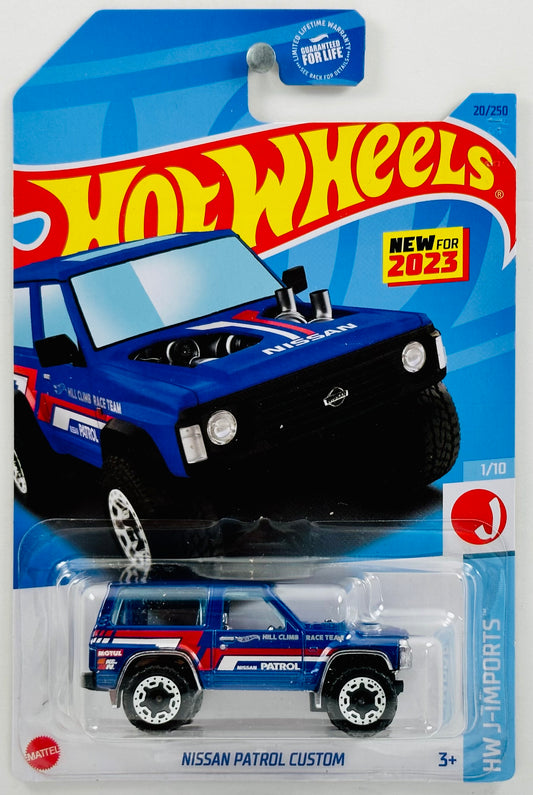 Hot Wheels 2023 - Collector # 020/250 - HW J-Imports 1/10 - New Models - Nissan Patrol Custom - Blue - USA