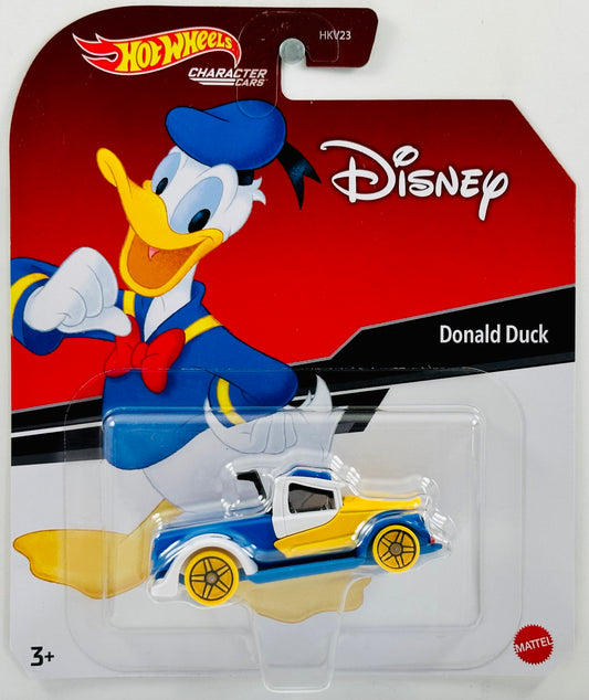 Hot Wheels 2023 - Character Cars / Disney - Donald Duck - Blue, White & Yellow - PR5 Wheels - Large Blister Card