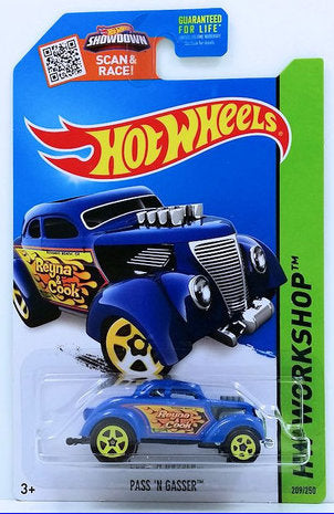 Hot Wheels 2015 - Collector # 209/250 - HW Workshop / Heat Fleet - Pass 'N Gasser - Blue