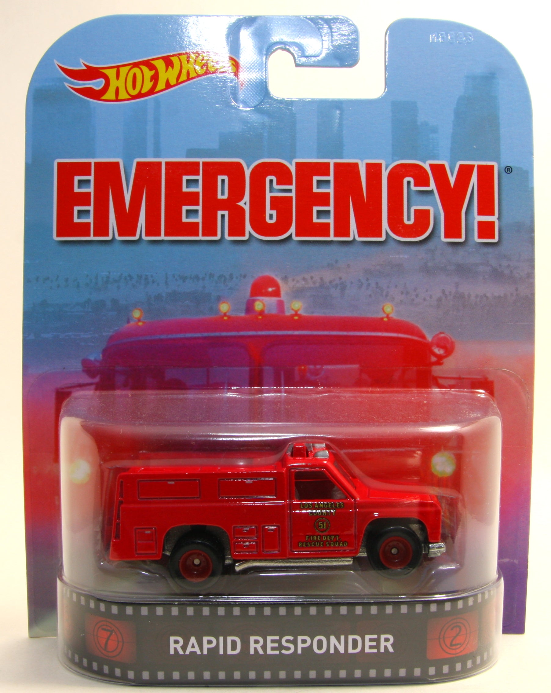 Hot Wheels 2015 Retro Enterainment Emergency Rapid Responder KMJ Diecast II