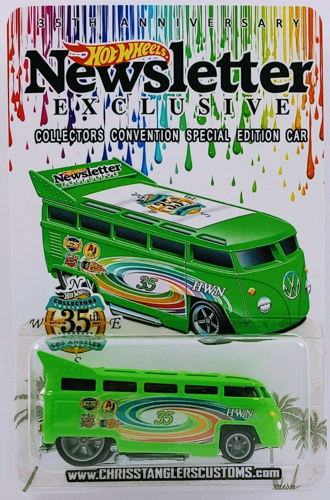 Hot Wheels 2021 - Newsletter Exclusive Car - Volkswagen T1 Drag Bus