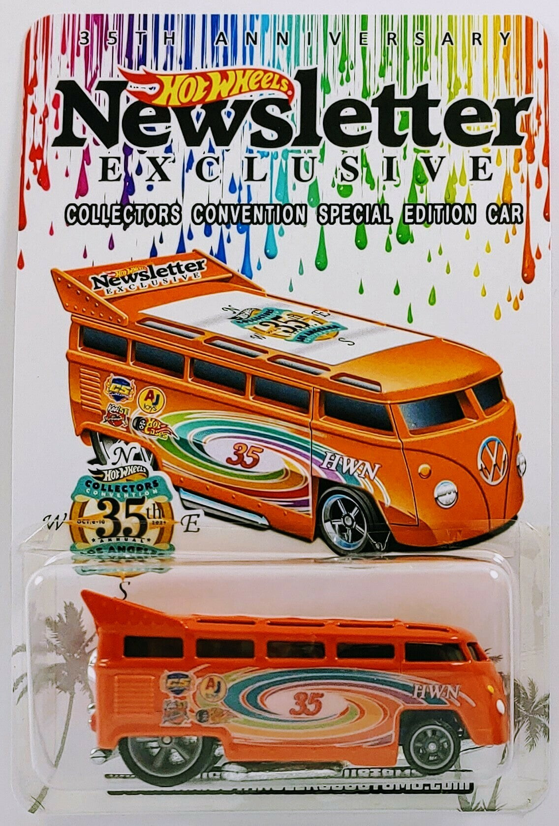 Hot Wheels 2021 - Newsletter Exclusive Car - Volkswagen T1 Drag Bus